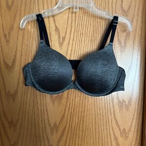 Adore Me Grey Underwire Push Up Bra